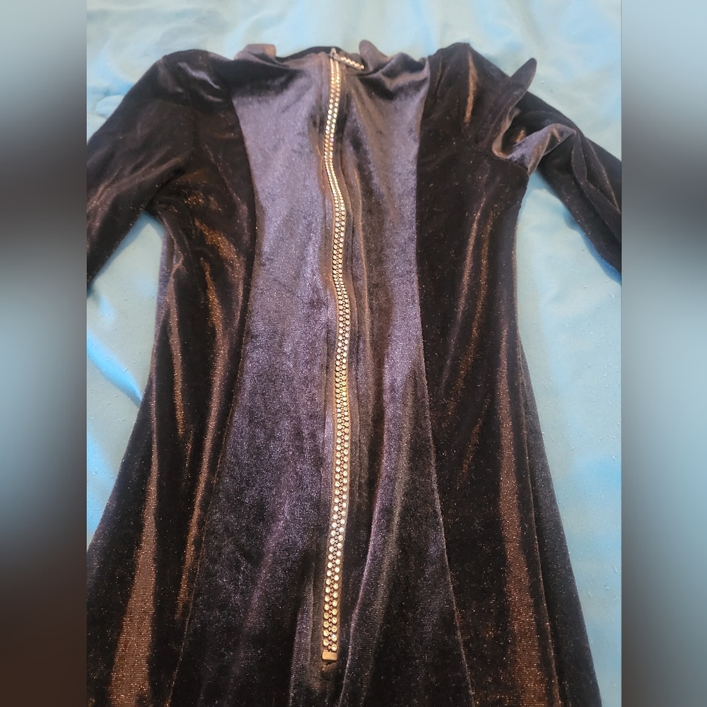 New Jumpsuit Black Velour